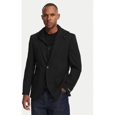 KARL LAGERFELD Sako 155684-562023 Čierna Modern Fit Muži KARL LAGERFELD Sako 155684-562023 Čierna Modern Fit Muži
