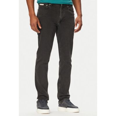 Calvin Klein Džínsy LV04RF758G Čierna Straight Leg Muži Calvin Klein Džínsy LV04RF758G Čierna Straight Leg Muži
