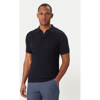 KARL LAGERFELD Polokošeľa 655016 562304 Tmavomodrá Regular Fit Muži KARL LAGERFELD Polokošeľa 655016 562304 Tmavomodrá Regular Fit Muži