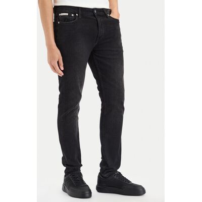 Calvin Klein Jeans Džínsy LV04RG713G Čierna Slim Fit Muži Calvin Klein Jeans Džínsy LV04RG713G Čierna Slim Fit Muži