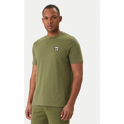 KARL LAGERFELD Tričko 755710 562224 Zelená Regular Fit Muži KARL LAGERFELD Tričko 755710 562224 Zelená Regular Fit Muži