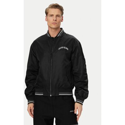 Calvin Klein Jeans Bundy bomber LV04RF510G Čierna Regular Fit Muži Calvin Klein Jeans Bundy bomber LV04RF510G Čierna Regular Fit Muži