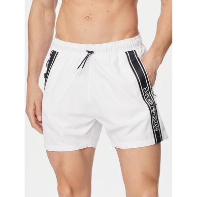 Emporio Armani Plavecké šortky EM000583 AF20426 U0002 Biela Regular Fit Muži Emporio Armani Plavecké šortky EM000583 AF20426 U0002 Biela Regular Fit Muži