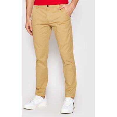 Tommy Jeans Chino nohavice Scanton DM0DM09595 Hnedá Slim Fit Muži Tommy Jeans Chino nohavice Scanton DM0DM09595 Hnedá Slim Fit Muži