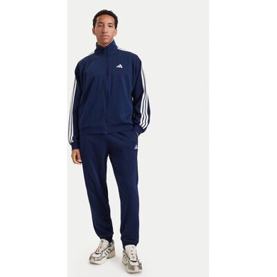 adidas Tepláková súprava 3-Stripes Fleece KY2283 Modrá Regular Fit Muži adidas Tepláková súprava 3-Stripes Fleece KY2283 Modrá Regular Fit Muži