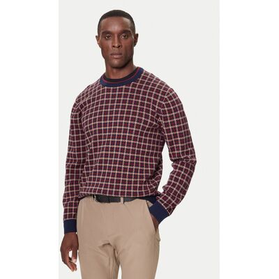 Gant Sveter 8050253 409 Bordová Regular Fit Muži Gant Sveter 8050253 409 Bordová Regular Fit Muži