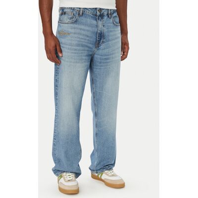 Guess Jeans Džínsy M6BAB3 D1873 Svetlo modrá Regular Fit Muži Guess Jeans Džínsy M6BAB3 D1873 Svetlo modrá Regular Fit Muži