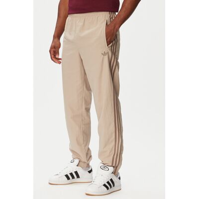 adidas Teplákové nohavice Firebird KS7503 Béžová Regular Fit Muži adidas Teplákové nohavice Firebird KS7503 Béžová Regular Fit Muži