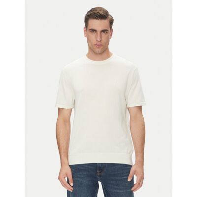 Calvin Klein Tričko Supima LV04LC333G Écru Regular Fit Muži Calvin Klein Tričko Supima LV04LC333G Écru Regular Fit Muži