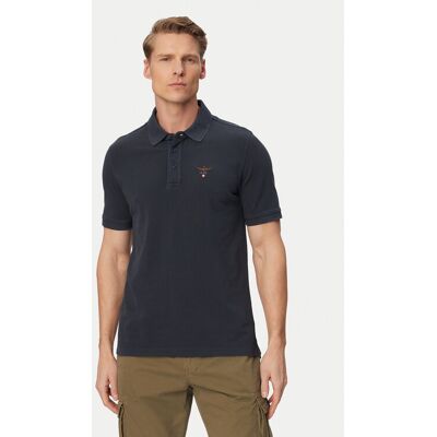 Aeronautica Militare Polokošeľa 261PO1925UP00406 Tmavomodrá Regular Fit Muži Aeronautica Militare Polokošeľa 261PO1925UP00406 Tmavomodrá Regular Fit Muži