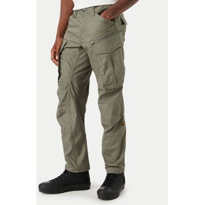 G-Star Raw Bavlnené nohavice Rovic D02190-D387 Zelená Tapered Fit Muži G-Star Raw Bavlnené nohavice Rovic D02190-D387 Zelená Tapered Fit Muži