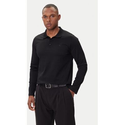 KARL LAGERFELD Polokošeľa 745000 554200 Čierna Regular Fit Muži KARL LAGERFELD Polokošeľa 745000 554200 Čierna Regular Fit Muži