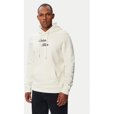 Calvin Klein Jeans Mikina LV04RG271G Krémová Classic Fit Muži Calvin Klein Jeans Mikina LV04RG271G Krémová Classic Fit Muži