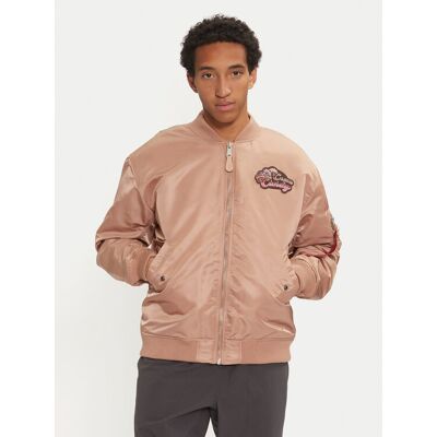 Alpha Industries Bundy bomber 148140 Béžová Regular Fit Muži Alpha Industries Bundy bomber 148140 Béžová Regular Fit Muži