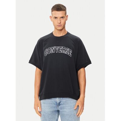 Converse Tričko M Retro Chuck Ss Crew 10026428-A01 Čierna Regular Fit Muži Converse Tričko M Retro Chuck Ss Crew 10026428-A01 Čierna Regular Fit Muži