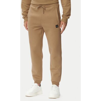 HUGO Teplákové nohavice Dimacs 50533695 Béžová Relaxed Fit Muži HUGO Teplákové nohavice Dimacs 50533695 Béžová Relaxed Fit Muži