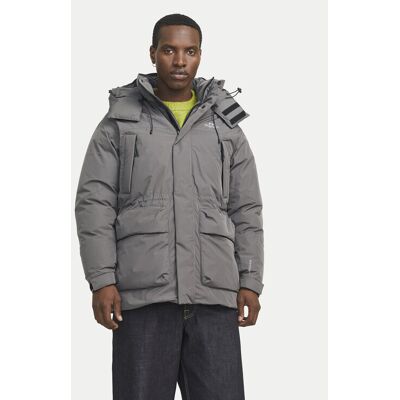 Jack & Jones Zimné bundy Kani 12260454 Sivá Regular Fit Muži Jack & Jones Zimné bundy Kani 12260454 Sivá Regular Fit Muži