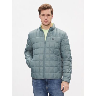 Calvin Klein Jeans Vatovaná bunda J30J324981 Tmavomodrá Regular Fit Muži Calvin Klein Jeans Vatovaná bunda J30J324981 Tmavomodrá Regular Fit Muži