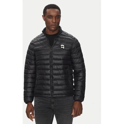 KARL LAGERFELD Prechodná bunda 505710 500590 Čierna Regular Fit Muži KARL LAGERFELD Prechodná bunda 505710 500590 Čierna Regular Fit Muži