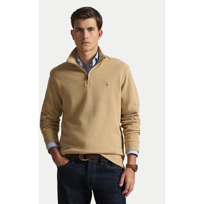 Polo Ralph Lauren Sveter 710P07411006 Béžová Regular Fit Muži Polo Ralph Lauren Sveter 710P07411006 Béžová Regular Fit Muži