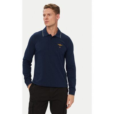 Aeronautica Militare Polokošeľa 262PO1653UP00082 Tmavomodrá Regular Fit Muži Aeronautica Militare Polokošeľa 262PO1653UP00082 Tmavomodrá Regular Fit Muži