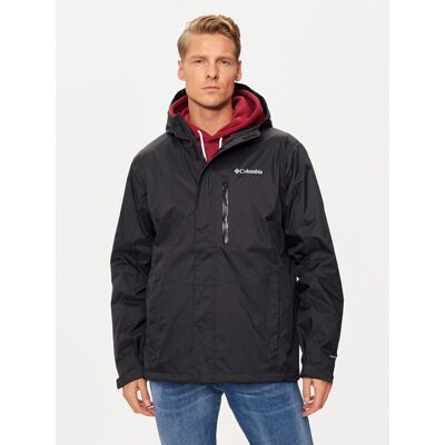 Columbia Nepremokavá bunda Pouring Adventure™ III 2117171 Čierna Regular Fit Muži Columbia Nepremokavá bunda Pouring Adventure™ III 2117171 Čierna Regular Fit Muži