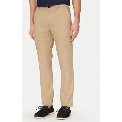 Tommy Hilfiger Chino nohavice Denton MW0MW42337 Kaki Straight Fit Muži Tommy Hilfiger Chino nohavice Denton MW0MW42337 Kaki Straight Fit Muži
