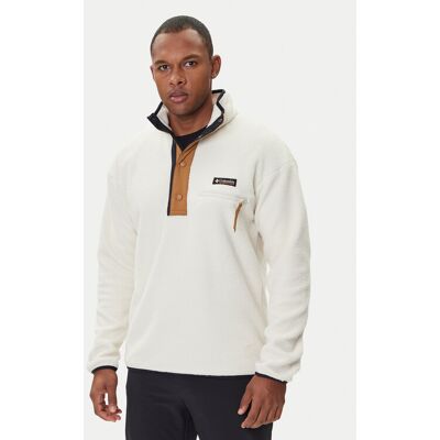 Columbia Fleecová mikina Helvetia™ II 2090891 Écru Regular Fit Muži Columbia Fleecová mikina Helvetia™ II 2090891 Écru Regular Fit Muži