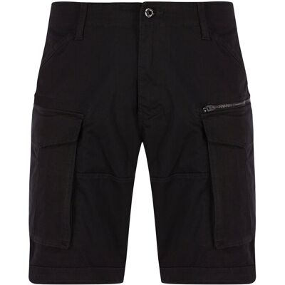 G-Star Raw Bavlnené šortky Rovic Zip D08566-5126-990 Čierna Relaxed Fit Muži G-Star Raw Bavlnené šortky Rovic Zip D08566-5126-990 Čierna Relaxed Fit Muži