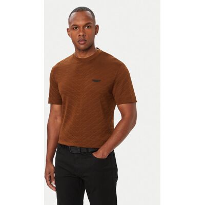 BOSS Tričko C-Thompson 180_AM 50565175 Hnedá Regular Fit Muži BOSS Tričko C-Thompson 180_AM 50565175 Hnedá Regular Fit Muži