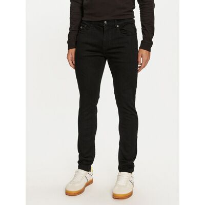 Tommy Jeans Džínsy Austin DM0DM20708 Čierna Slim Fit Muži Tommy Jeans Džínsy Austin DM0DM20708 Čierna Slim Fit Muži