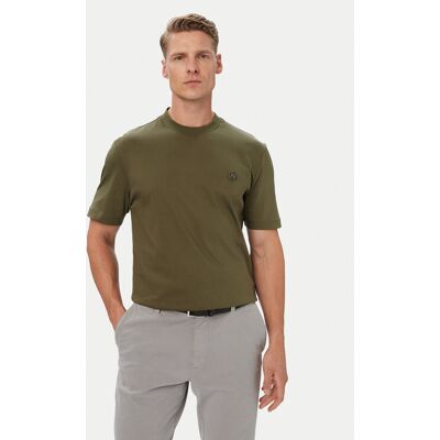BOSS Tričko C-Taut 01 50555844 Tmavo zelená Regular Fit Muži BOSS Tričko C-Taut 01 50555844 Tmavo zelená Regular Fit Muži