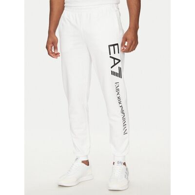 EA7 Emporio Armani Teplákové nohavice 7M000571 AF13512 M0003 Biela Regular Fit Muži EA7 Emporio Armani Teplákové nohavice 7M000571 AF13512 M0003 Biela Regular Fit Muži