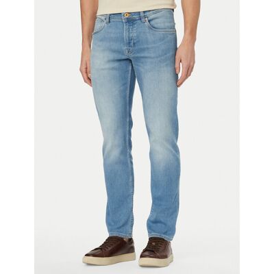 Bugatti Džínsy 3108D-16671E Modrá Slim Fit Muži Bugatti Džínsy 3108D-16671E Modrá Slim Fit Muži