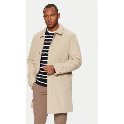Tommy Hilfiger Prechodný kabát MW0MW37651 Béžová Regular Fit Muži Tommy Hilfiger Prechodný kabát MW0MW37651 Béžová Regular Fit Muži