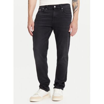 Tommy Jeans Džínsy Scanton DM0DM21888 Čierna Slim Fit Muži Tommy Jeans Džínsy Scanton DM0DM21888 Čierna Slim Fit Muži