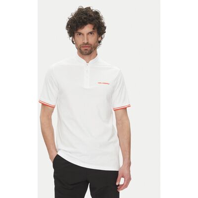 KARL LAGERFELD Polokošeľa 745022 552232 Biela Regular Fit Muži KARL LAGERFELD Polokošeľa 745022 552232 Biela Regular Fit Muži