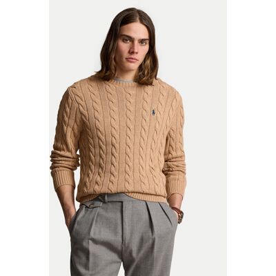 Polo Ralph Lauren Sveter 710775885014 Béžová Regular Fit Muži Polo Ralph Lauren Sveter 710775885014 Béžová Regular Fit Muži