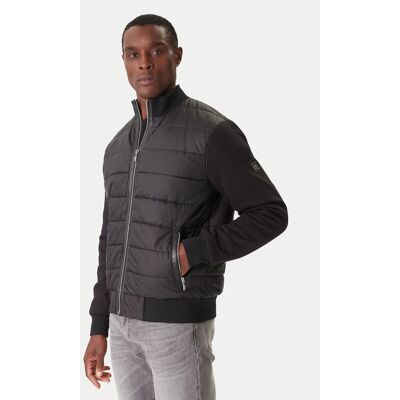 KARL LAGERFELD Prechodná bunda 505065 554563 Čierna Regular Fit Muži KARL LAGERFELD Prechodná bunda 505065 554563 Čierna Regular Fit Muži
