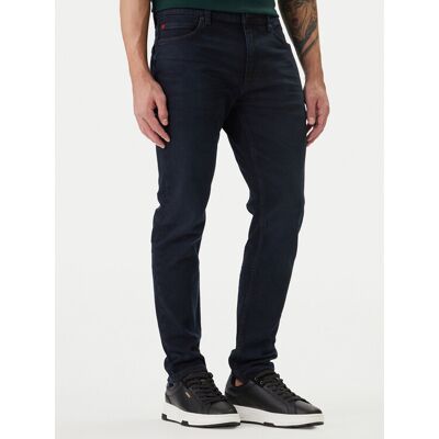 HUGO Džínsy 50517493 Tmavomodrá Extra Slim Fit Muži HUGO Džínsy 50517493 Tmavomodrá Extra Slim Fit Muži