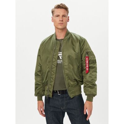 Alpha Industries Bundy bomber Ma-1 100101 Zelená Regular Fit Muži Alpha Industries Bundy bomber Ma-1 100101 Zelená Regular Fit Muži