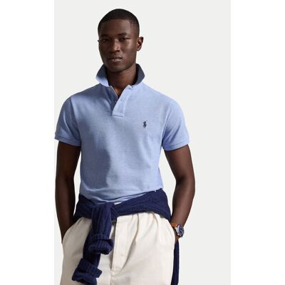 Polo Ralph Lauren Polokošeľa 710548797013 Modrá Slim Fit Muži Polo Ralph Lauren Polokošeľa 710548797013 Modrá Slim Fit Muži