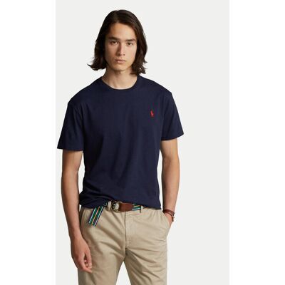 Polo Ralph Lauren Tričko Bsr 710680785 Tmavomodrá Custom Slim Fit Muži Polo Ralph Lauren Tričko Bsr 710680785 Tmavomodrá Custom Slim Fit Muži