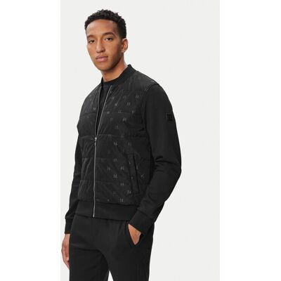 KARL LAGERFELD Bundy bomber 505061 563902 Čierna Regular Fit Muži KARL LAGERFELD Bundy bomber 505061 563902 Čierna Regular Fit Muži
