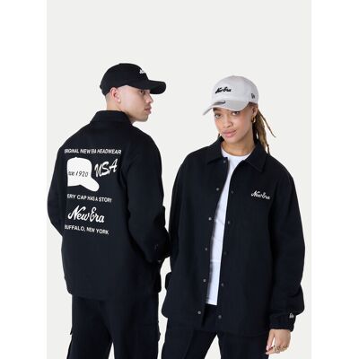New Era Prechodná bunda 60596266 Čierna Regular Fit Muži New Era Prechodná bunda 60596266 Čierna Regular Fit Muži