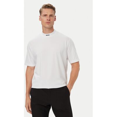 BOSS Tričko Tee Collar 50562120 Biela Relaxed Fit Muži BOSS Tričko Tee Collar 50562120 Biela Relaxed Fit Muži