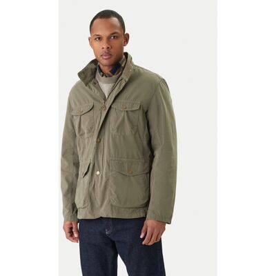Barbour Prechodná bunda Ogston MCA1039OL31 Zelená Tailored Fit Muži Barbour Prechodná bunda Ogston MCA1039OL31 Zelená Tailored Fit Muži
