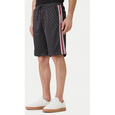 Guess Športové kraťasy Z6GD12 K3220 Čierna Regular Fit Muži Guess Športové kraťasy Z6GD12 K3220 Čierna Regular Fit Muži