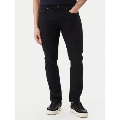 Guess Jeans Džínsy M5YA1C D6311 Čierna Slim Fit Muži Guess Jeans Džínsy M5YA1C D6311 Čierna Slim Fit Muži