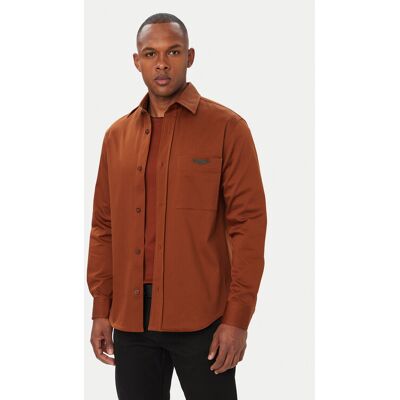 BOSS Košeľa C-Owen 50567166 Hnedá Relaxed Fit Muži BOSS Košeľa C-Owen 50567166 Hnedá Relaxed Fit Muži